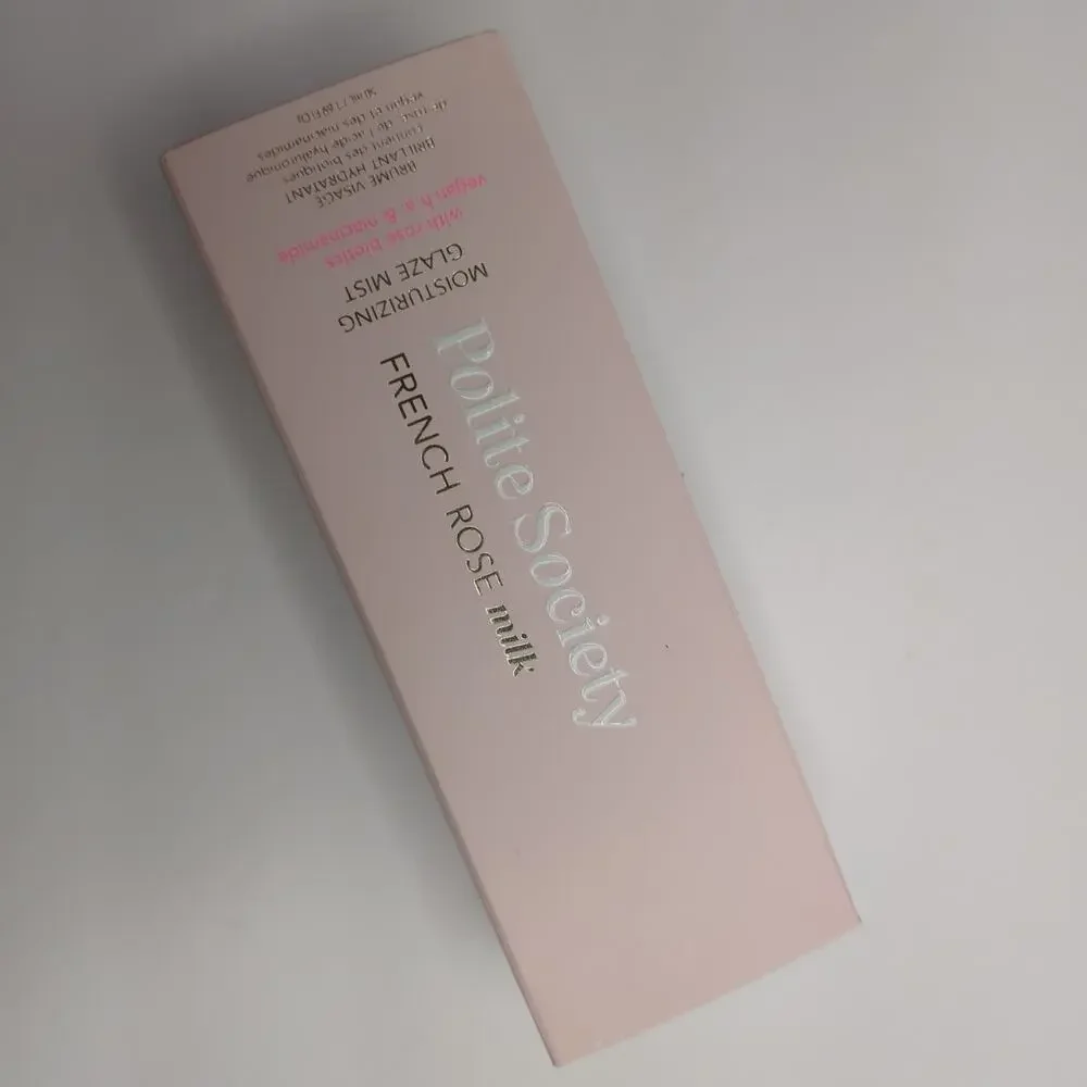 Polite Society French Rose Milk Moisturizing Glaze Mist 1.69oz New for Daily Use